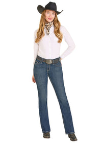 Rock & Roll Cowgirl Jeans - BW4RD07902 - Mid Rise Riding Fit