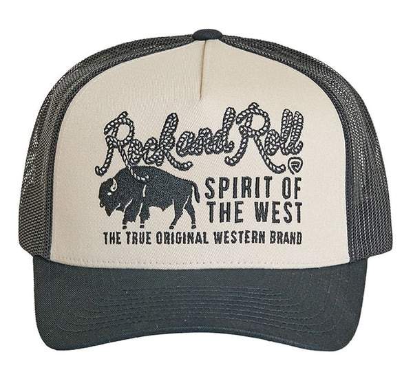 Rock & Roll Denim Co Cap - Black & Tan