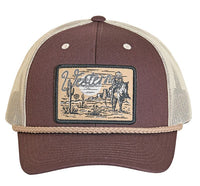 Rock & Roll Denim Co Cap - Brown & Tan