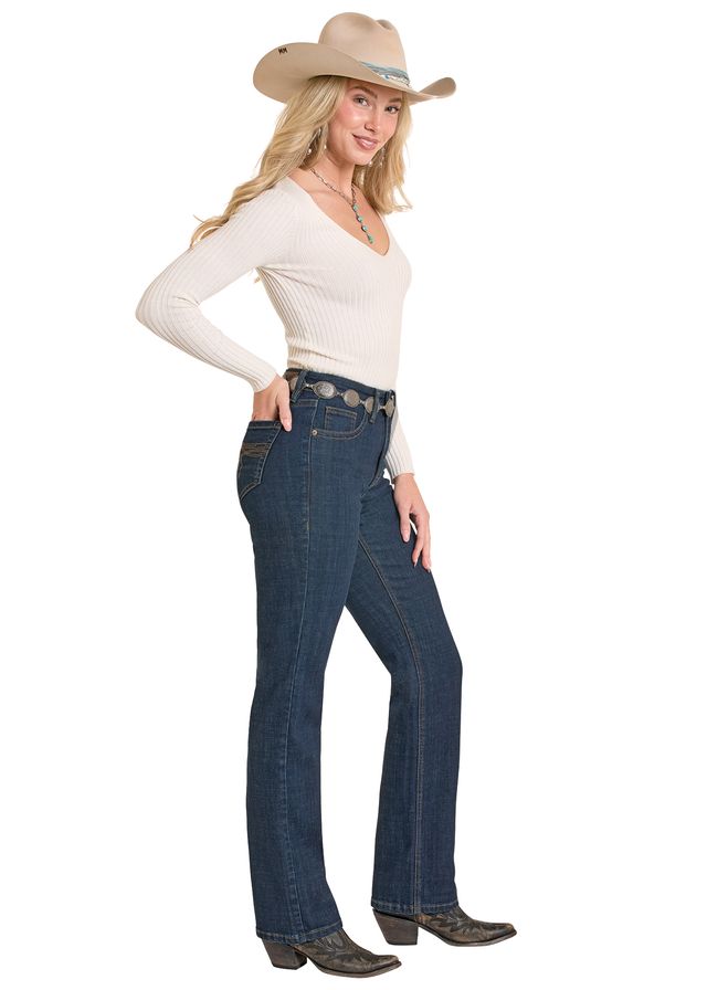 Rock & Roll Cowgirl Jeans - BW1HD08478 - High Rise Modest Bootcut