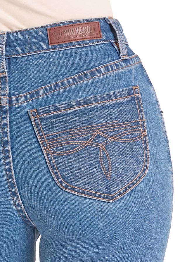 Rock & Roll Cowgirl Jeans - BW6HD09098 - Rounded Pocket Wide Leg
