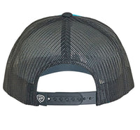 Rock & Roll Denim Co Cap - Teal & Black