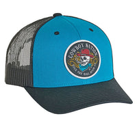 Rock & Roll Denim Co Cap - Teal & Black