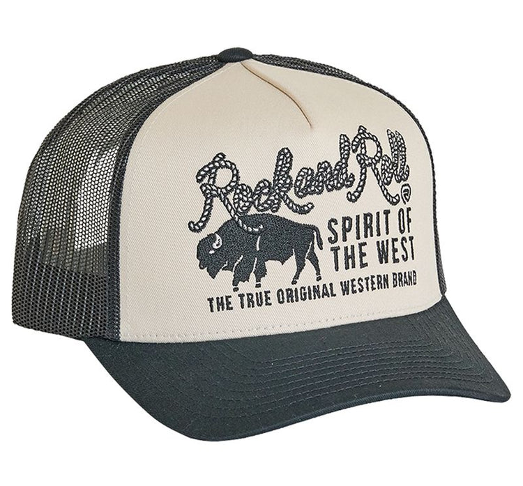 Rock & Roll Denim Co Cap - Black & Tan