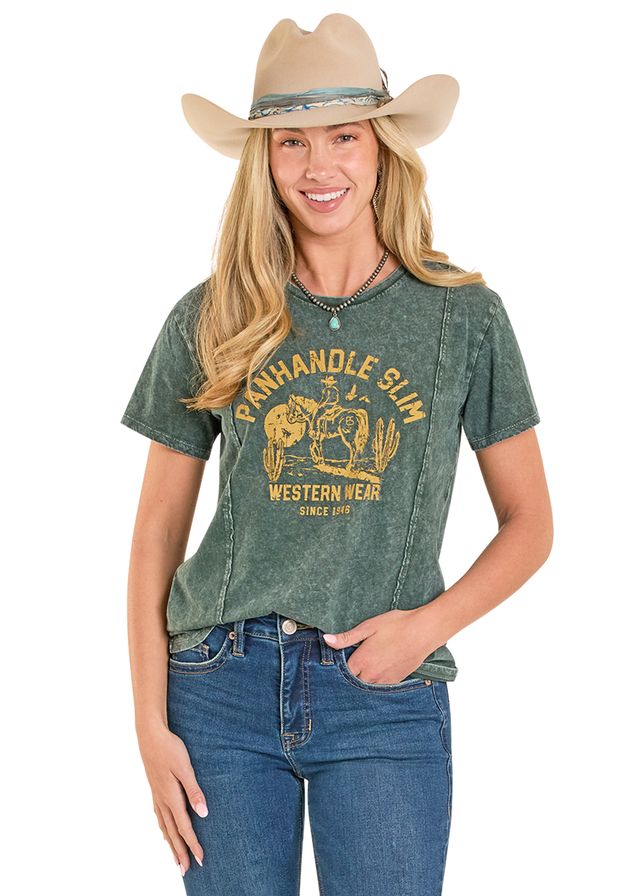 Panhandle Women's Printed Tee (LW21T07994)