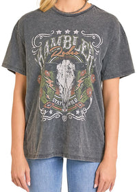 Rock & Roll Women's Printed Tee (BW21T07315)