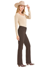 Rock & Roll Cowgirl Jeans - BW1HD07196 - Brown High Rise Bootcut