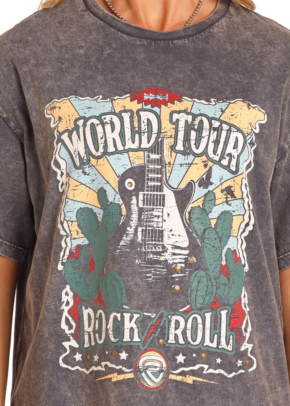 Rock & Roll Women's Printed Tee (BW21T04529)