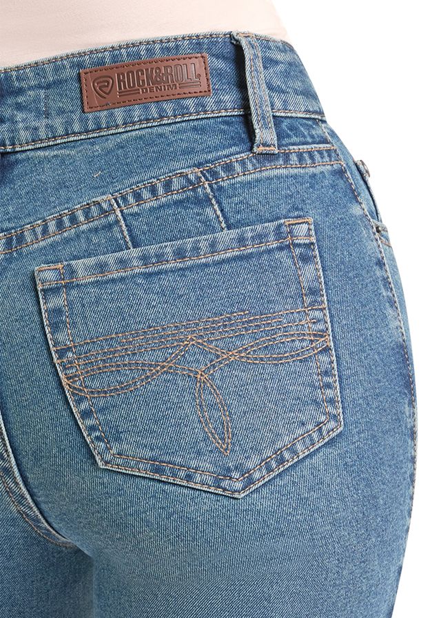 Rock & Roll Cowgirl Jeans - BW4HD09084 - Double Coin Pocket High Rise Bootcut