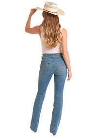 Rock & Roll Cowgirl Jeans - BW4HD09084 - Double Coin Pocket High Rise Bootcut