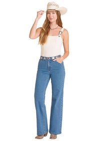Rock & Roll Cowgirl Jeans - BW6HD09098 - Rounded Pocket Wide Leg