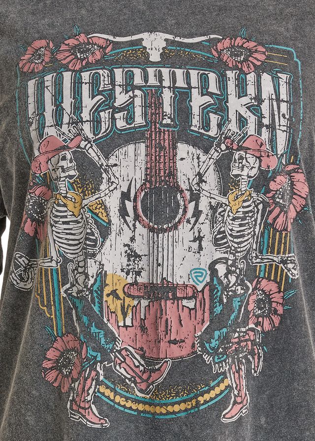 Rock & Roll - T-Shirt Dress (BWD1R09037)