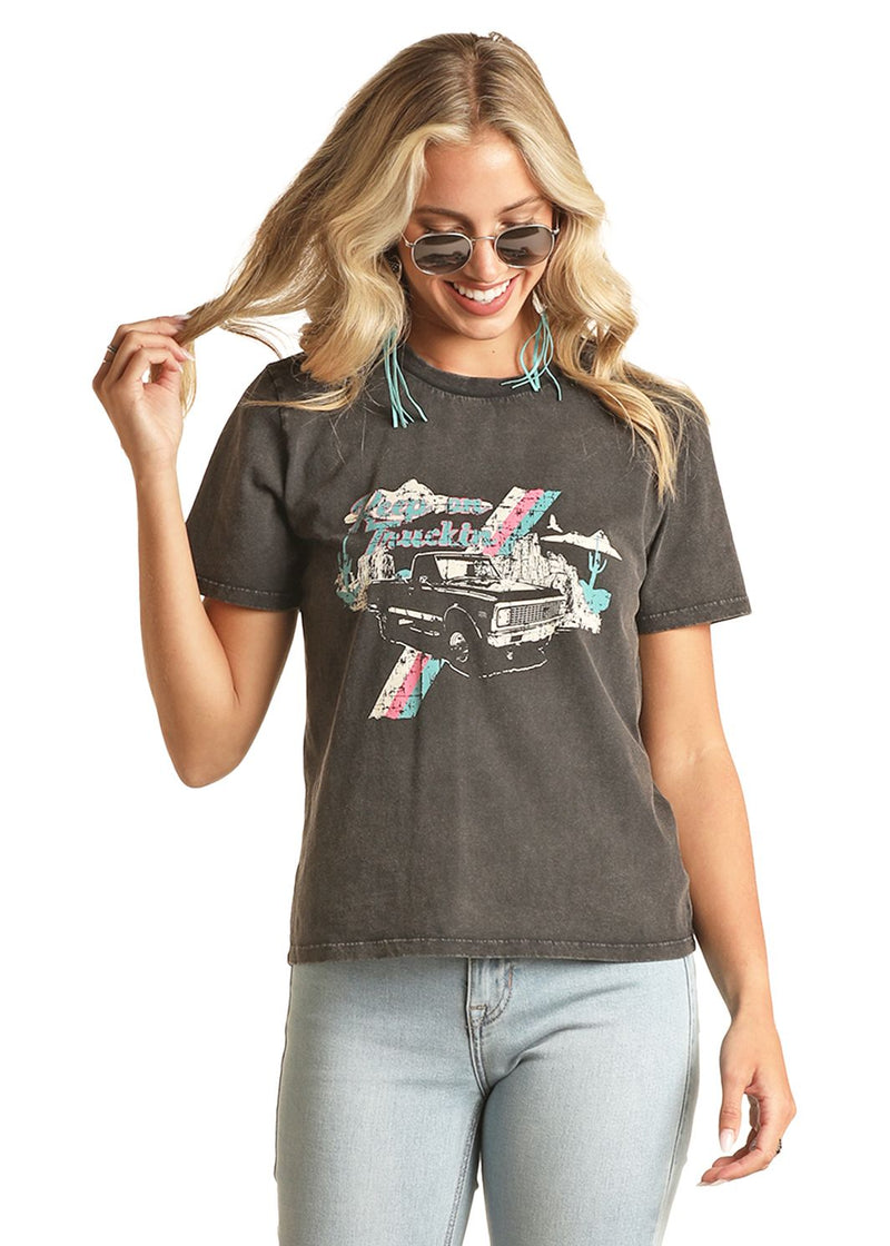 Rock & Roll Graphic Tee (RRWT21R17Y)