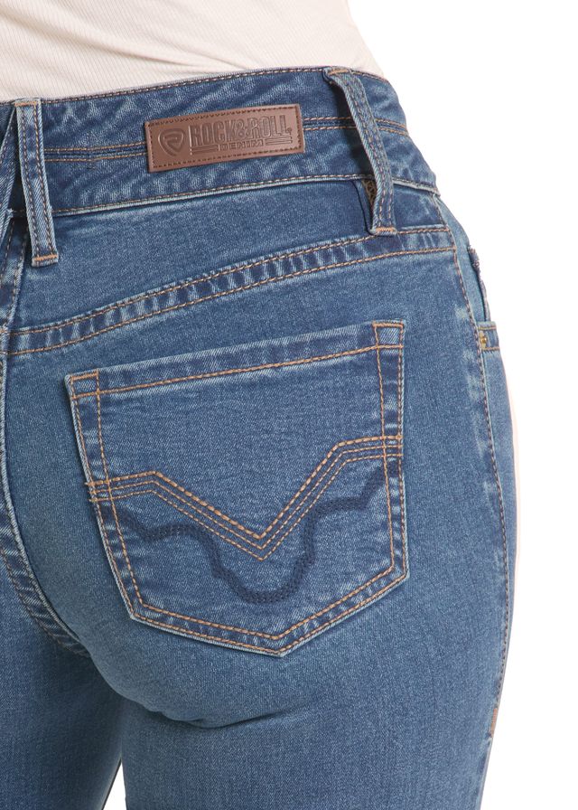 Rock & Roll Cowgirl Jeans - BW5HD08488 - Double Waistband High Rise Trouser