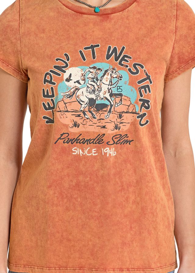 Panhandle - Keepin' It Western Tee (LW21T08534)