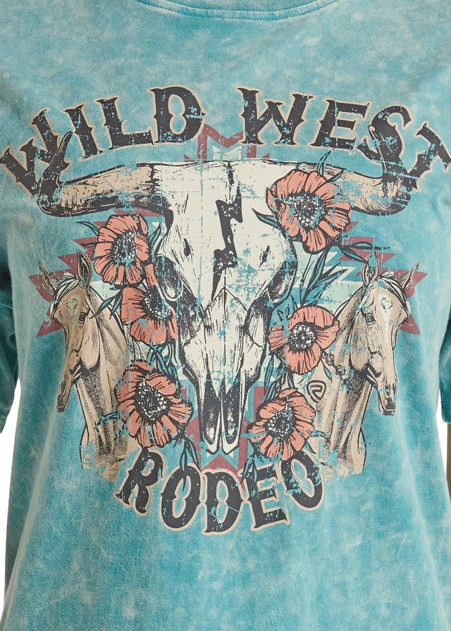 Rock & Roll - Wild West Rodeo T-Shirt Dress (BWD1R09042)