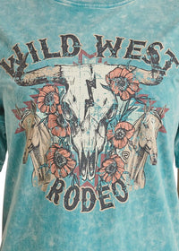 Rock & Roll - Wild West Rodeo T-Shirt Dress (BWD1R09042)