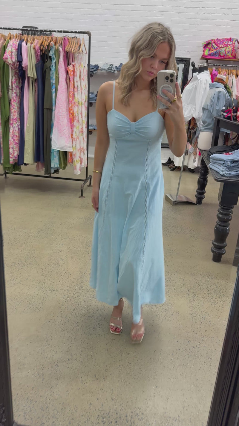 Remmington Dress - Sky Blue