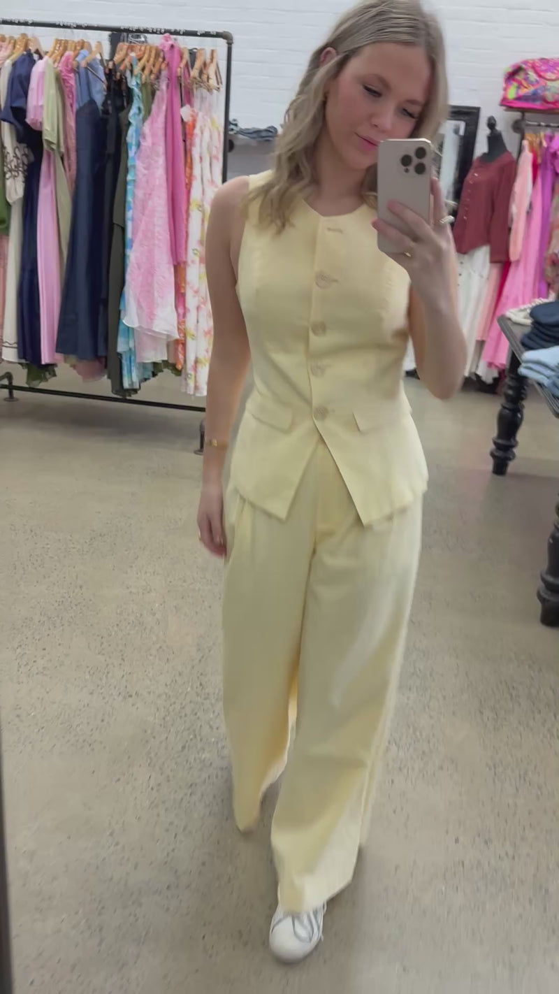 Alessa Set - Butter Yellow