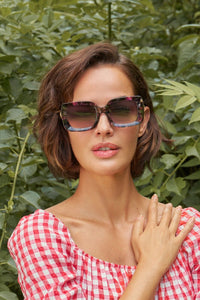 Powder Cece Luxe Sunglasses - Violet Tortoiseshell