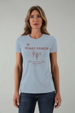 Kimes Ranch Welcome Tee - Ice Blue