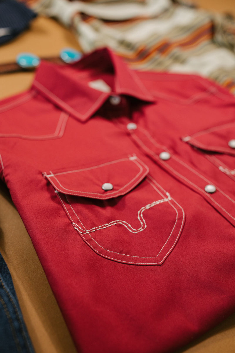 Kimes Ranch Long Sleeved Shirt - Skeeter (Red)