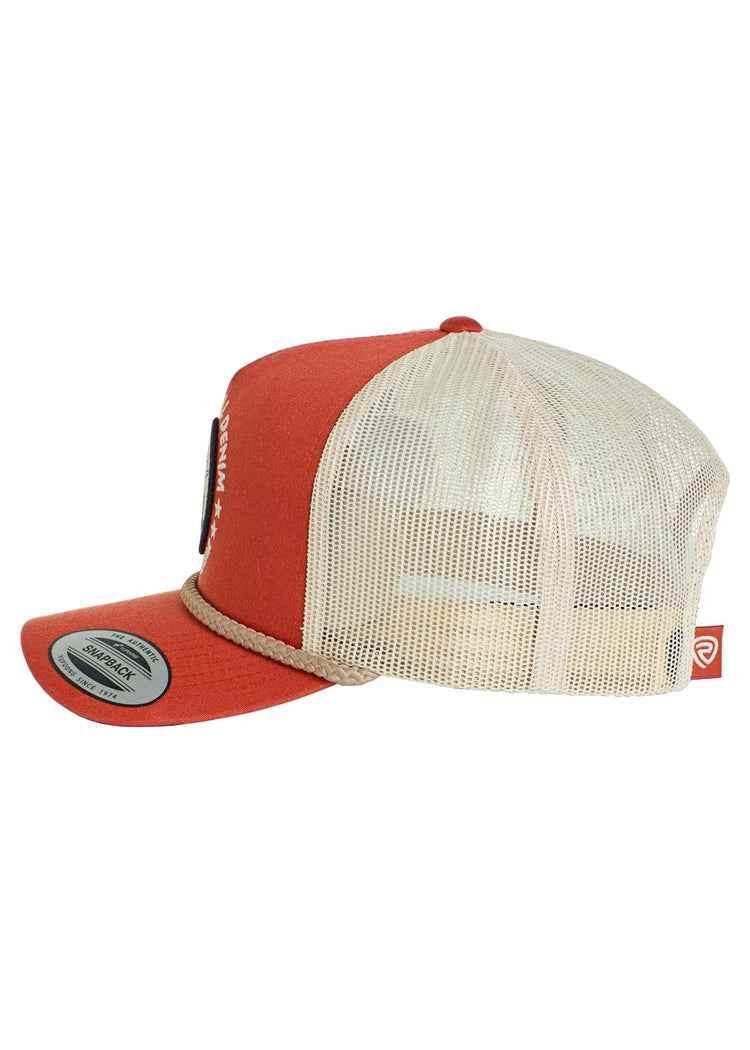 Rock & Roll Orange Patch Cap