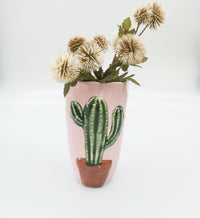 Vase - Pink Cactus