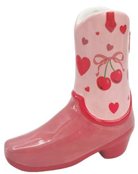 Vase - Cherry Cowboy Boot