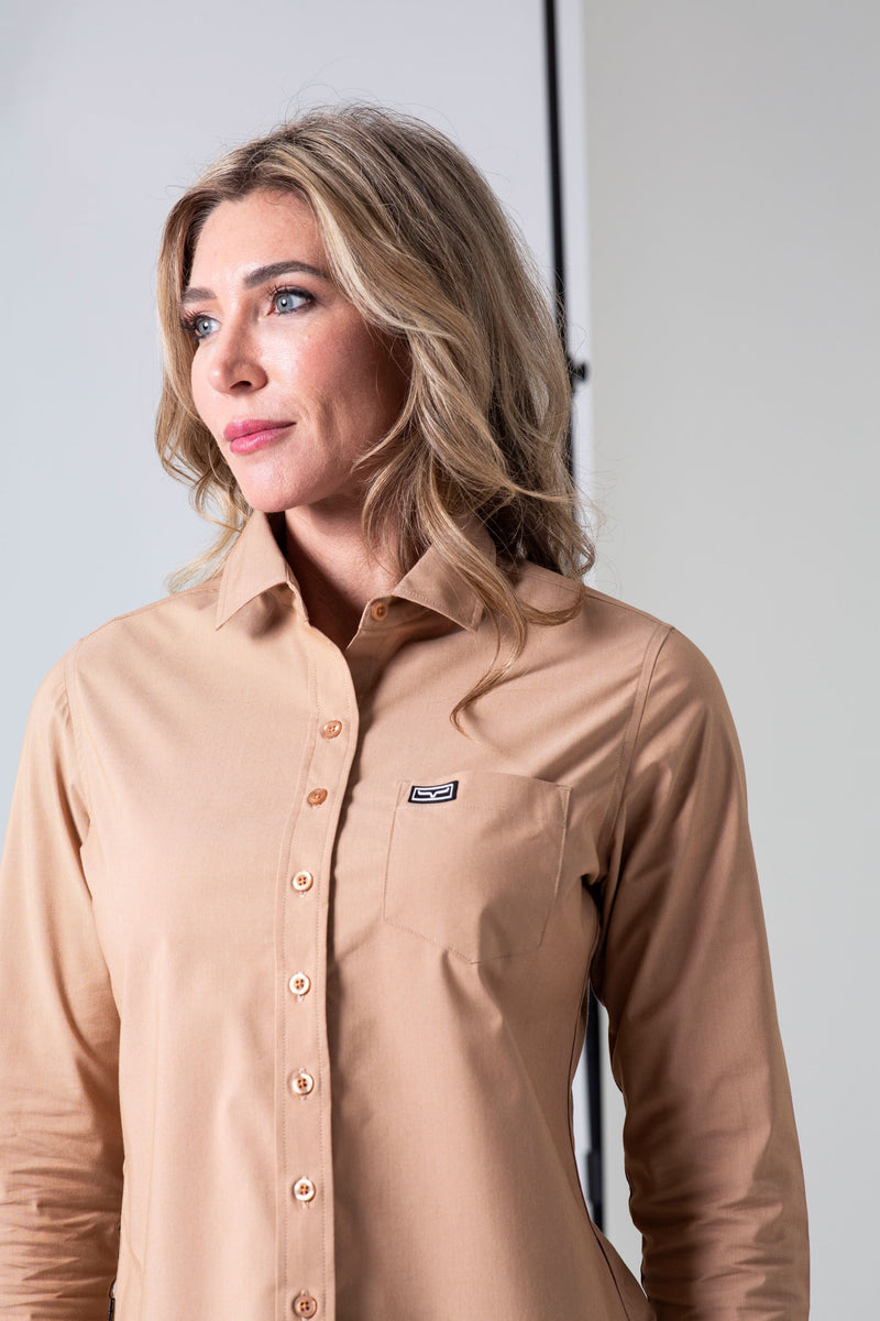 Kimes Ranch Long Sleeved Shirt - Linville Desert Brown