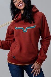 Kimes Ranch Hoodie - Two Scoops Fleece Hoodie (Rust)