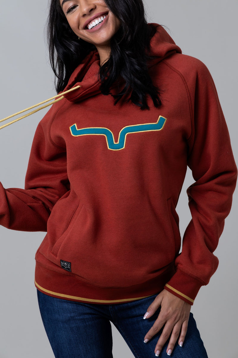 Kimes Ranch Hoodie - Two Scoops Fleece Hoodie (Rust)
