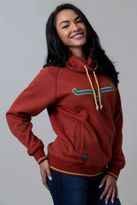 Kimes Ranch Hoodie - Two Scoops Fleece Hoodie (Rust)