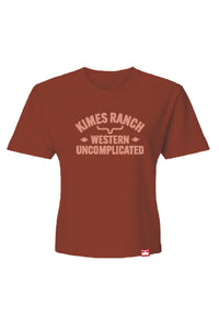 Kimes Ranch Tee - Cavell (Burnt Red)