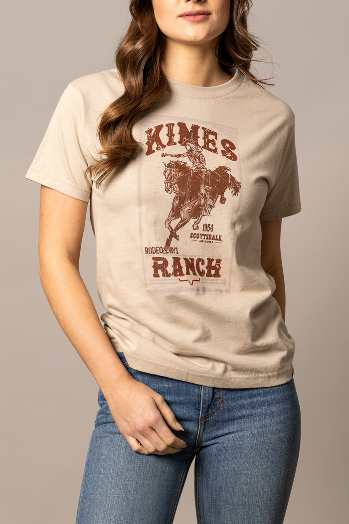 Kimes Ranch Tee - Rodeo Days (Sand)