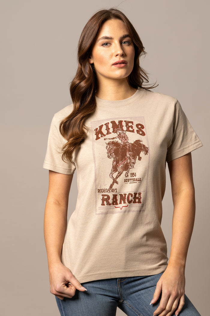 Kimes Ranch Tee - Rodeo Days (Sand)