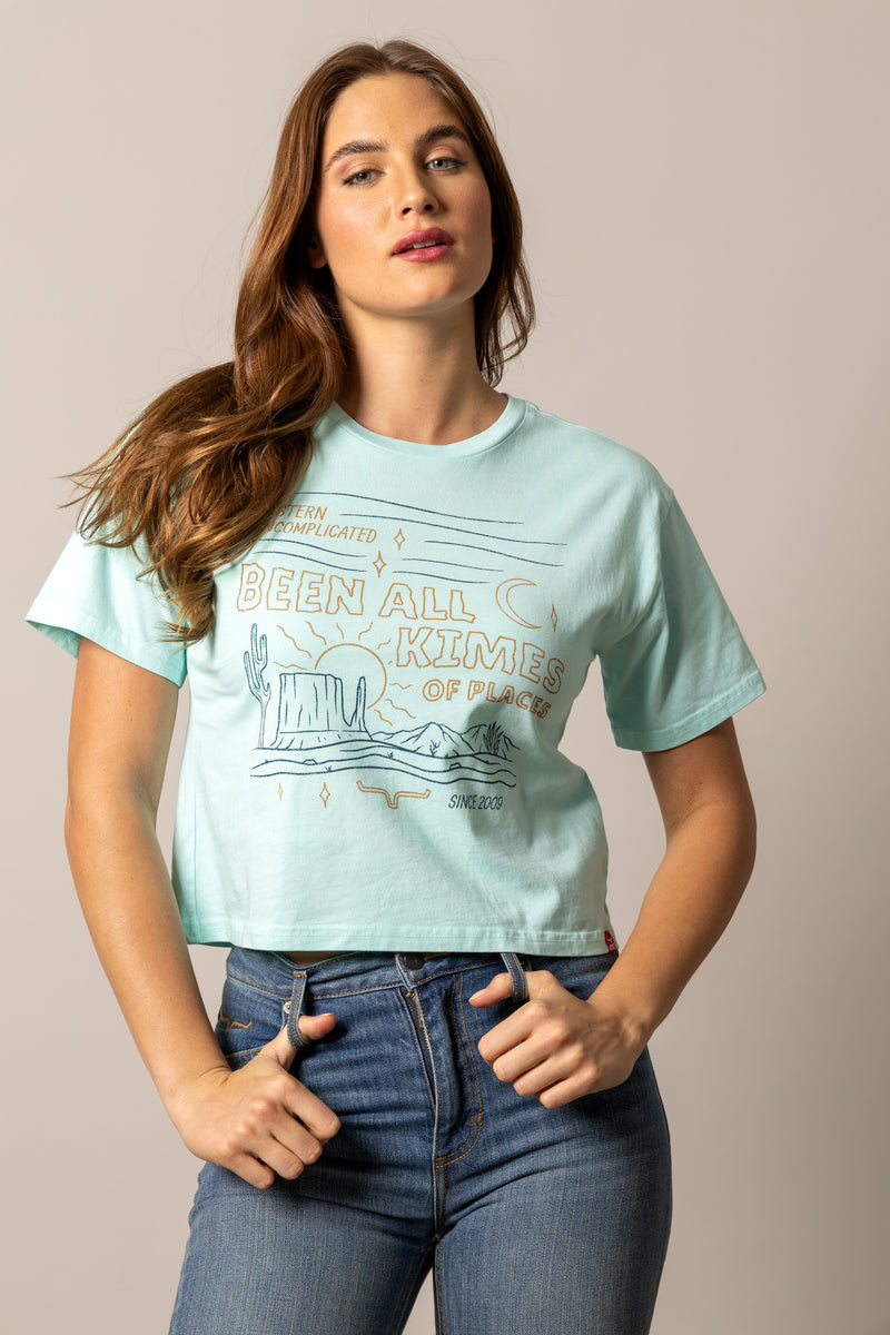 Kimes Ranch Tee - Places (Mint)