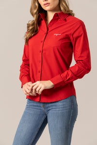 Kimes Ranch Long Sleeved Shirt - KR Team (Red)