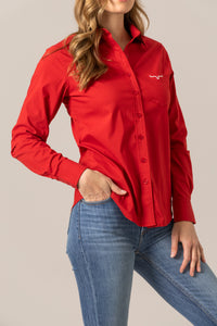 Kimes Ranch Long Sleeved Shirt - KR Team (Red)