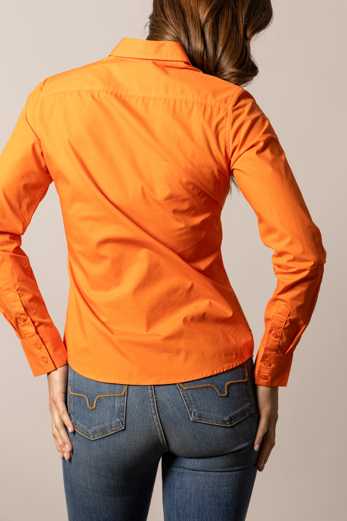 Kimes Ranch Long Sleeved Shirt - KR Team (Vintage Orange)