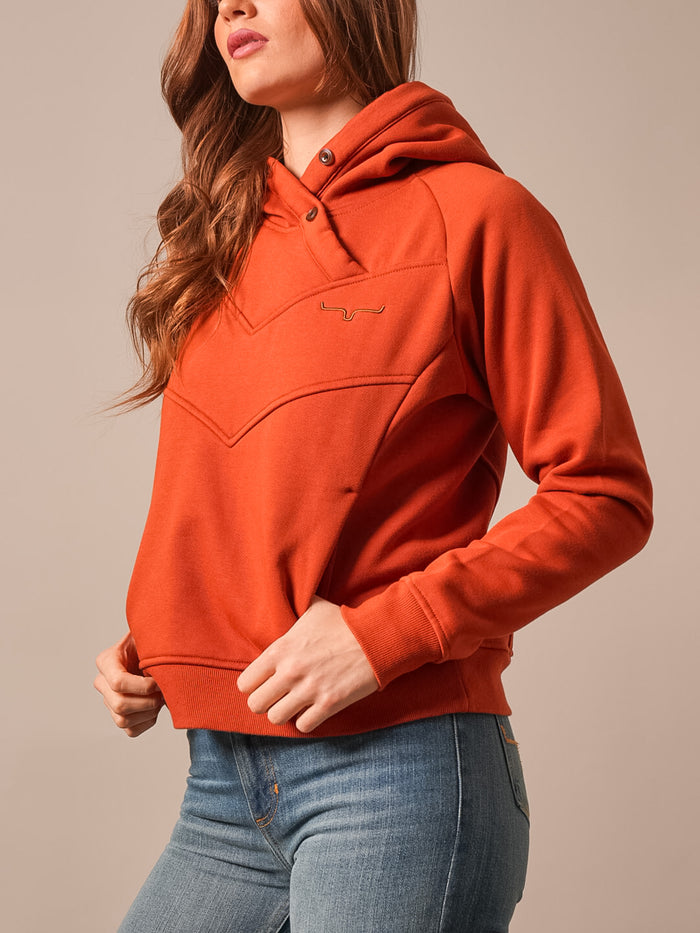 Kimes Ranch Hoodie - Ella (Burnt Red)