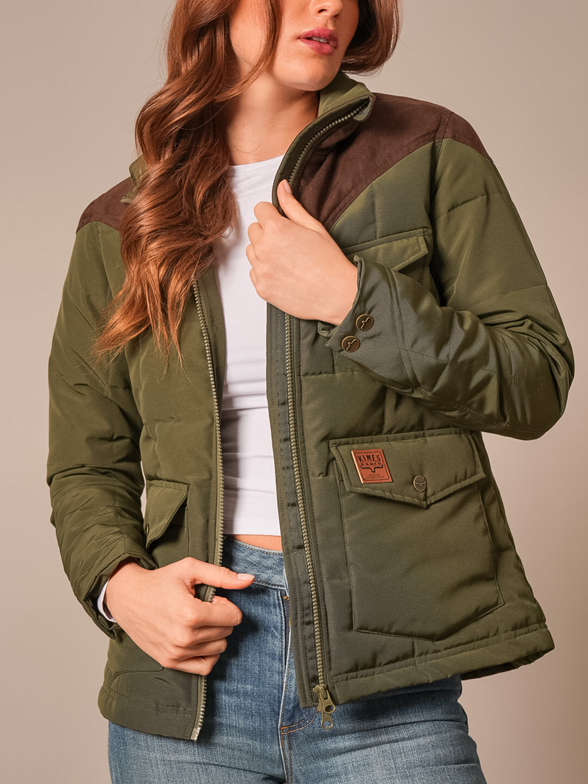 Kimes Ranch Jacket - Lenora (Dark Olive)