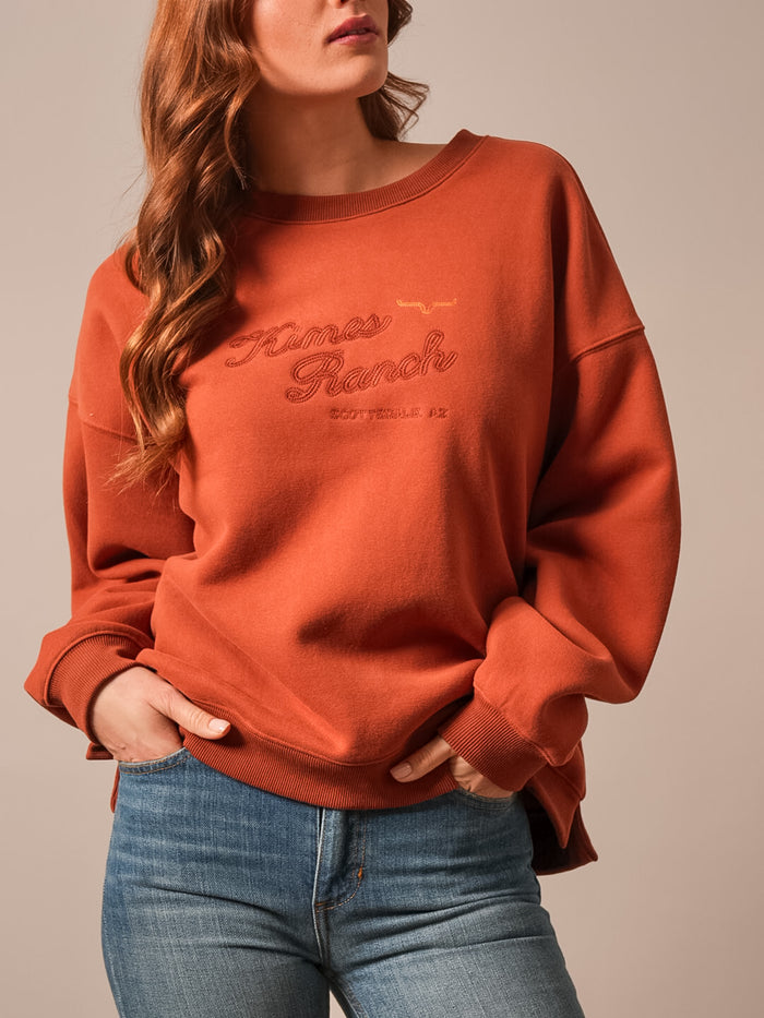 Kimes Ranch Pullover - Solana (Burnt Red)
