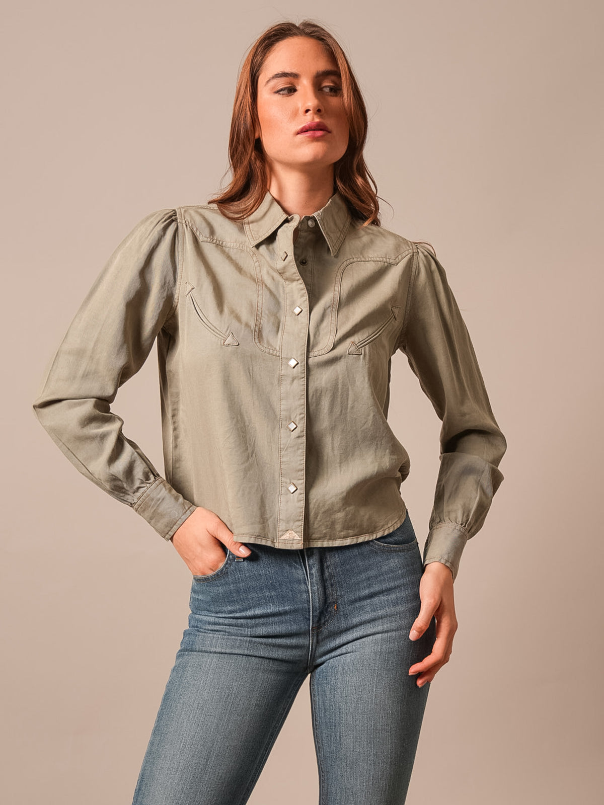 Kimes Ranch Long Sleeved Shirt - Cece (Moss)