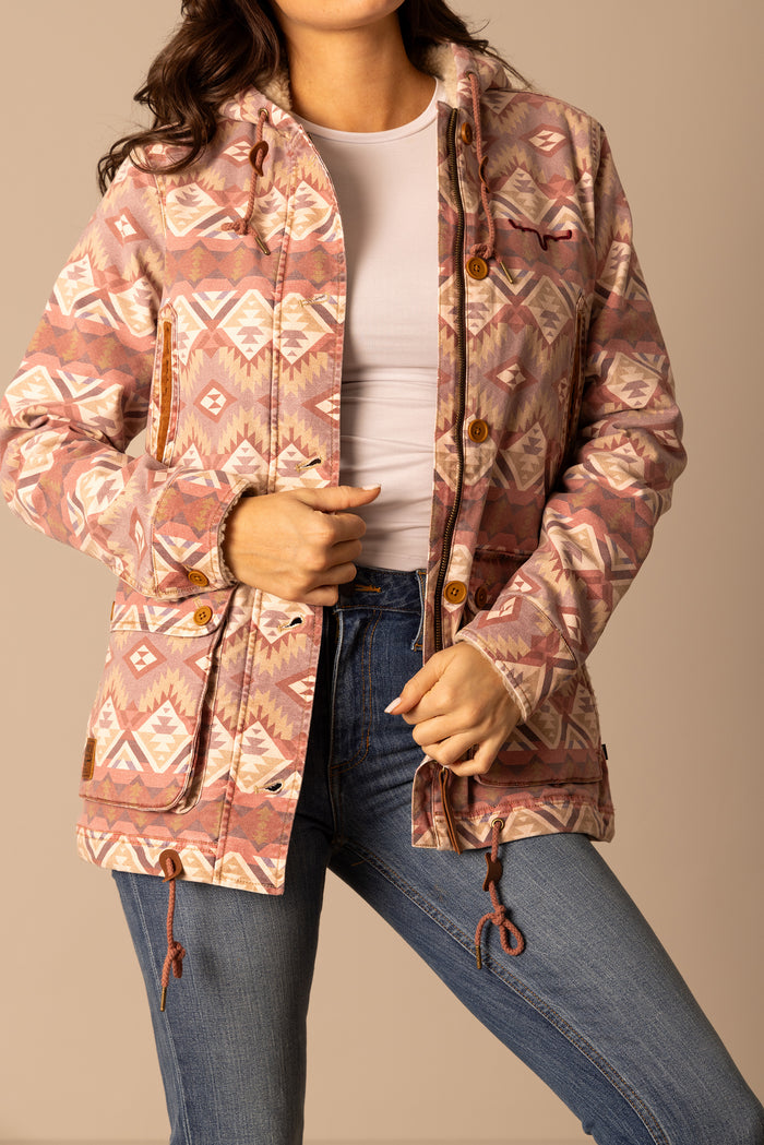 Kimes Ranch Hooded Jacket - AWA (Mauve)