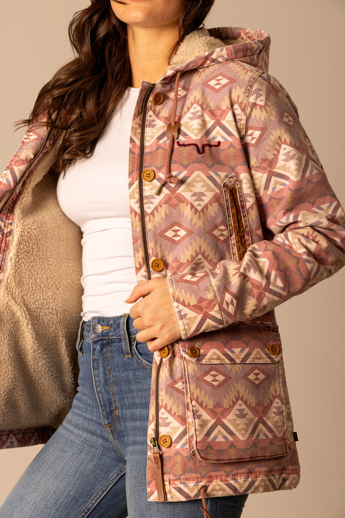 Kimes Ranch Hooded Jacket - AWA (Mauve)