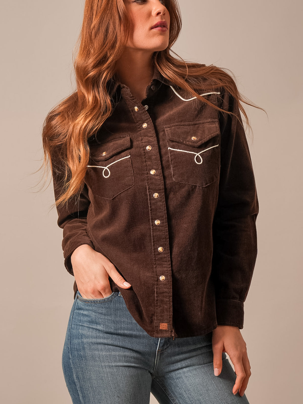 Kimes Ranch Long Sleeved Shirt - Lehi (Espresso)