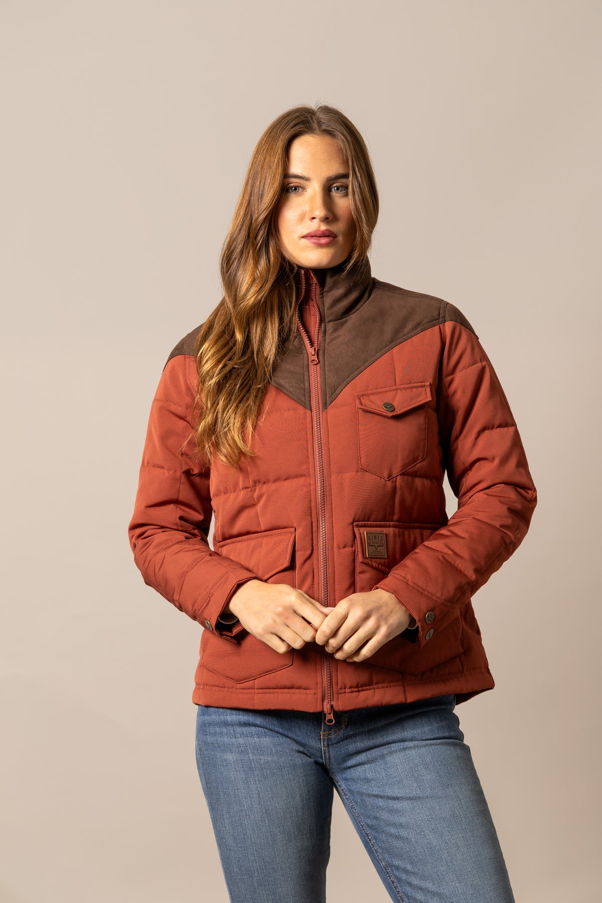 Kimes Ranch Jacket - Lenora (Burnt Red)