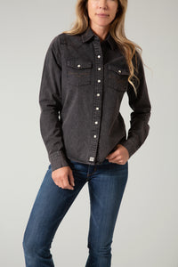 Kimes Ranch Long Sleeved Shirt - Kaycee Denim Black