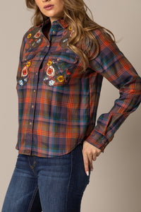 Kimes Ranch Long Sleeved Shirt - Bailey (Cocoa)